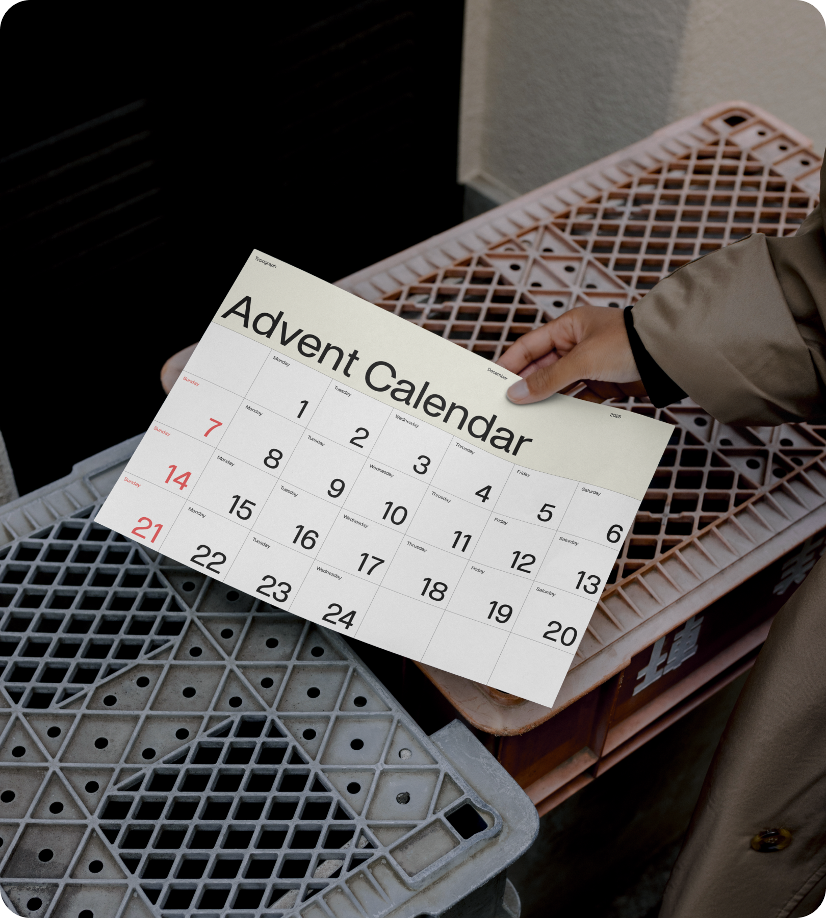 Typeface Advent 2025